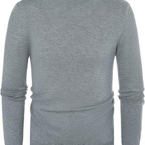 Mens Crewneck Dress Sweater Slim Fit Lightweight Wool Blend‎ Knitted Sweaters